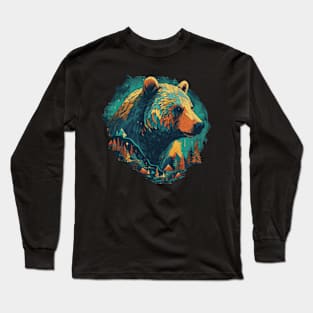 Colorful Bear Long Sleeve T-Shirt